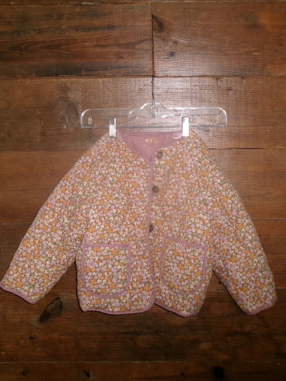 Zara kids floral jacket size 5